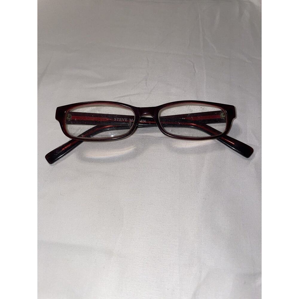 NEW STEVE MADDEN DS 252 BUR BURGUNDY AUTHENTIC FRAMES EYEGLASSES 52-16 140